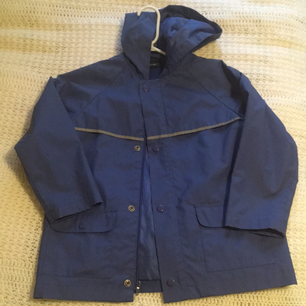 Boys blue raincoat
